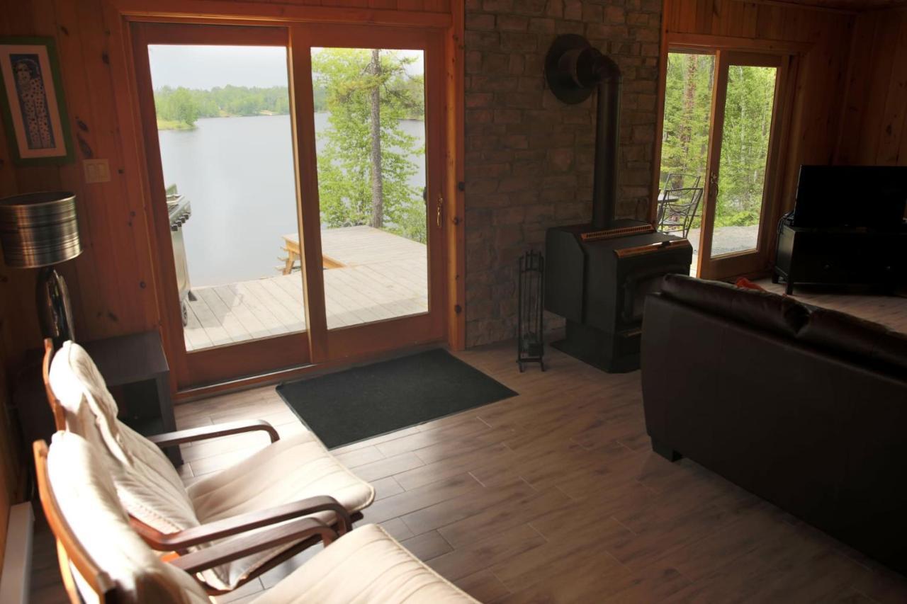 Les Chalets Du Lac Serein Saint Ludger de Milot Екстер'єр фото
